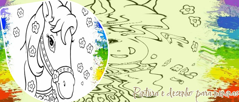Jogo de pintar menina